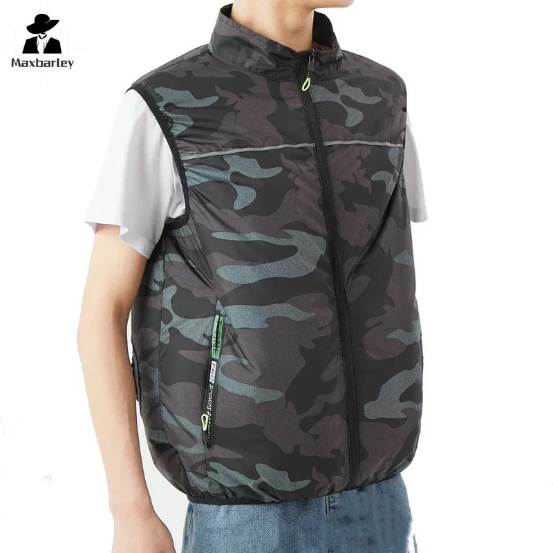 Summer Cool Vest Wearable Refrigeration Fan Vest Air Conditioner Clothes Outdoor Cooling Tactical Fishing Sleeveless Work Jacket 250717