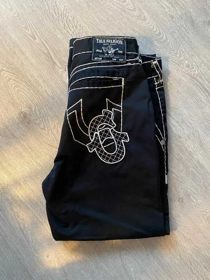 New American Vintage Buddha Jeans High Street Denim Pants Wide Leg Jean High Waist Straight Harajuku Streetwear Y2k Men Clothing X2507181