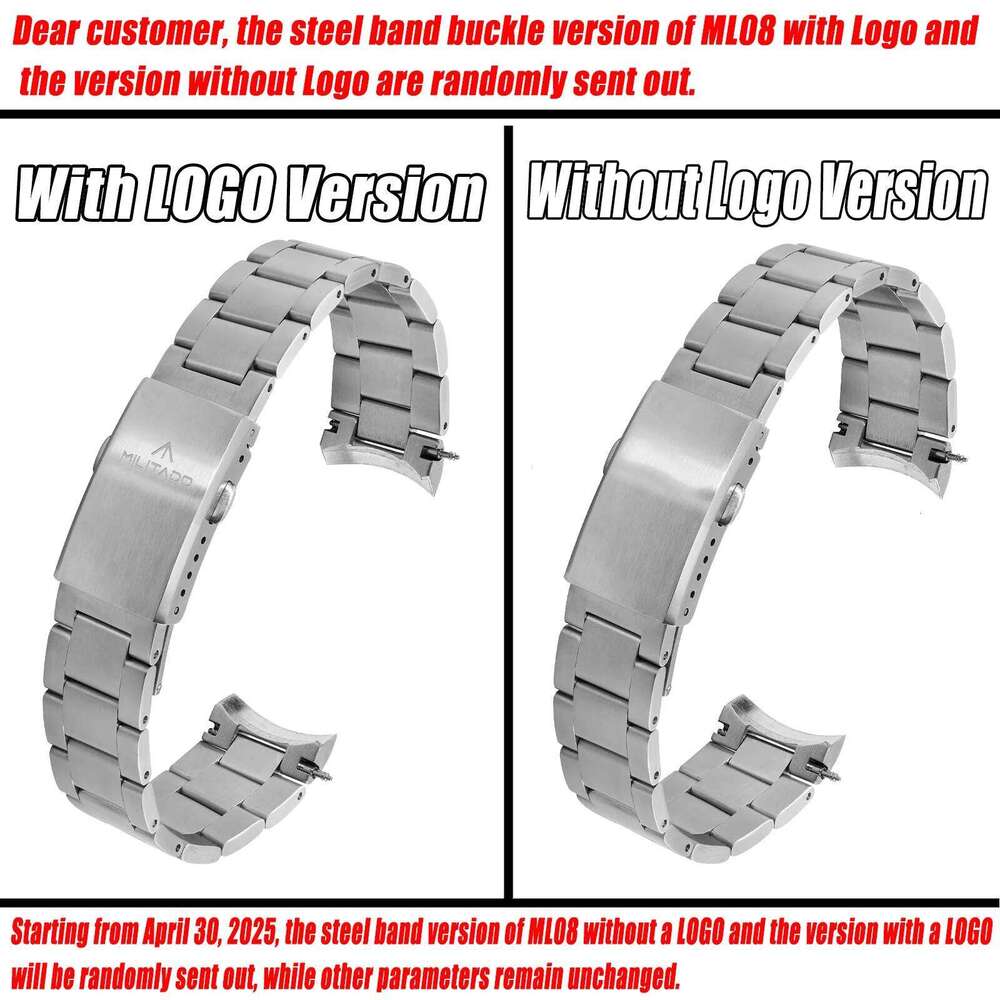 Militado ML08 Military VH31 Quartz Movement Double Sapphire Crystal C3 BGW9 Luminous 10Bar Waterproof 38mm Vintage Watch free shipping