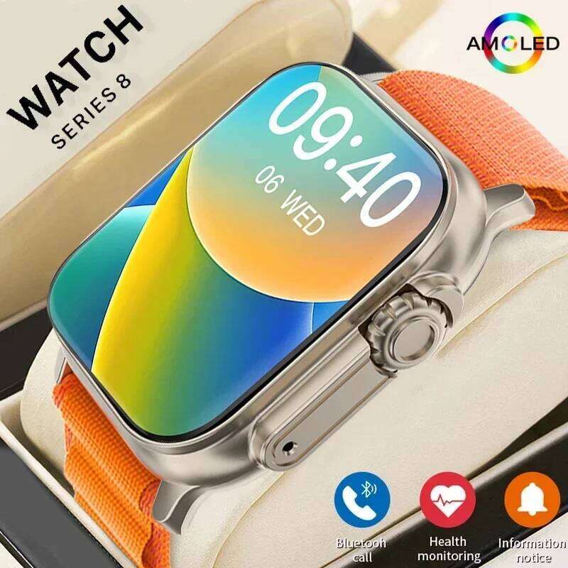 T900Ultra2 Bluetooth call smartwatch heart rate monitor Android IOS sports watch men's and women's holiday gifts free shipping free shipping