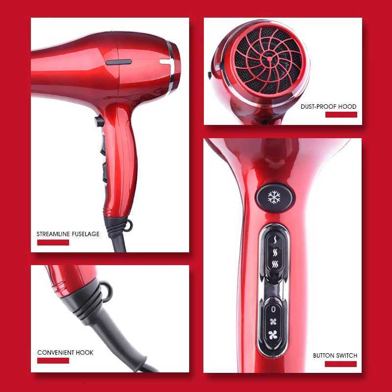2300w High Power Household Hair Dryer Large Air Volume Quick Drying Hair Dryer Hair Care Without Damaging Hair W250718