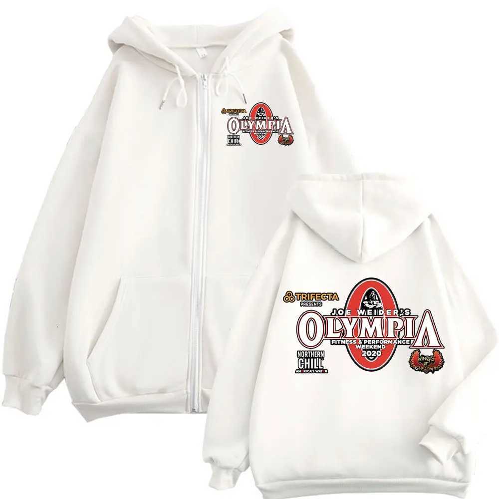 Limited Olympia Fitness Merch Zipper Hoodies Men Women High Quality Fashion Zip Up Sweatshirts Casual Oversized Jacket Pullovers X250718