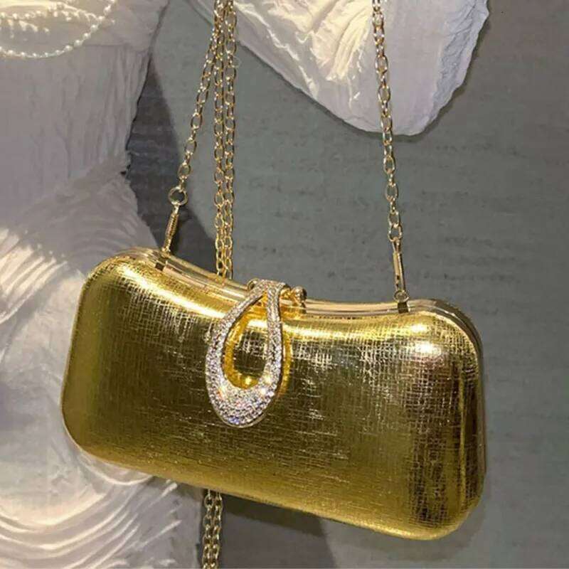 Designer Bags Clutch For Women Formal Party Glitter Bag Purse Evening Bags Classic Chain Small Square Handbag Luxury Bag