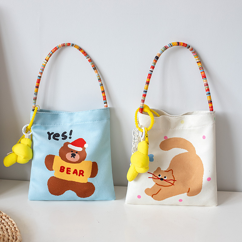 2025 Designer's New Women's Handbag, Handheld Phone Bag, Niche Student Children's Forest Style Korean Small Bag