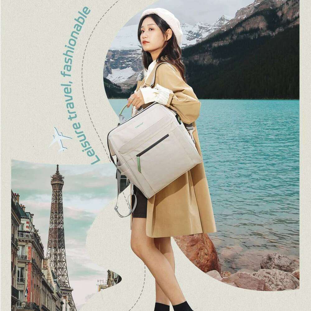 Girls Large Capacity Shockproof Laptop Women Multifunctional Practical Backpack Outdoor Travel Bag Female Mochila