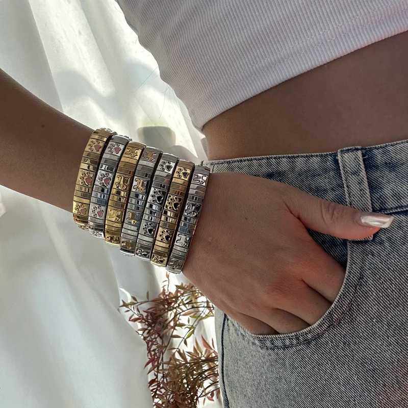 Trendy Stainless Steel Cat Claw Bangle Bracelet for Women Golden Stackable Basic Charm Chain Bracelet Waterproof Jewelry Gift X250718