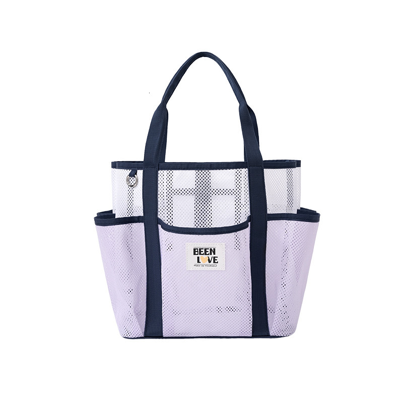 2025 Designer's New Hawaii Beach Handbag, Large Capacity Gym Swimsuit Storage Bag, Portable Handheld Mesh Bag