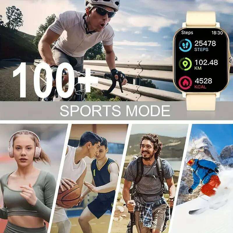 LAXASFIT 2025 Smart Watch 1.83 Inch HD Display Answer Make Call Message Preview Sport Modes DIY Dial Weather Forecast Men Women free shipping free shi