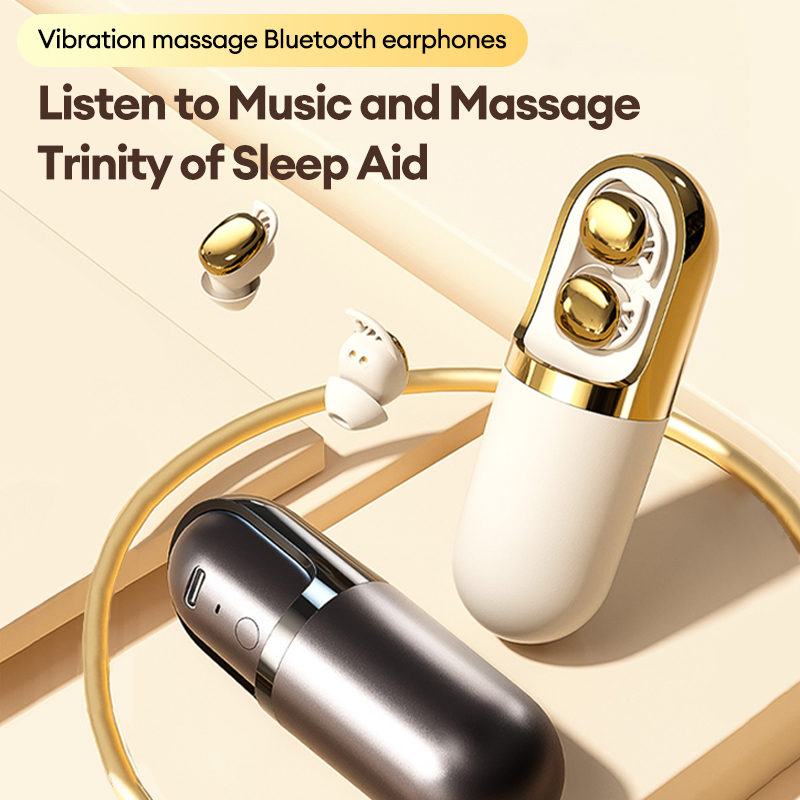 HYUNDAI Electric Vibration massage Bluetooth headphones Relaxation and Massage Small Earphone design Leisure sleep without any stress S13 Earbuds