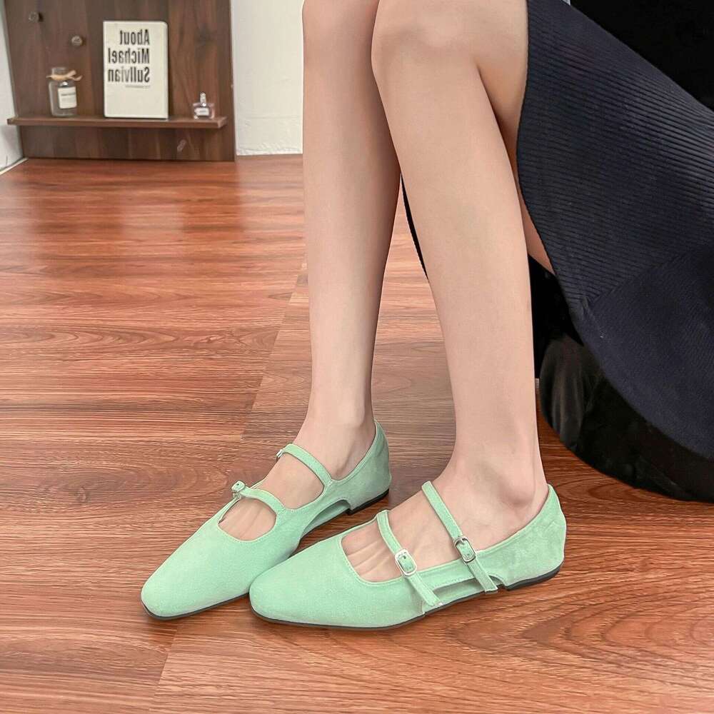 2025 Autumn Summer New Mary Jane Flat for Women, Elegant Hollow Breathable Casual Versatile Shoes