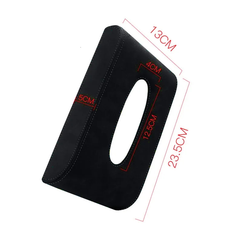 Car Tissue Box Holder Center Console Armrest Napkin Box Car Seat Back Armrest Rectangular Pumping Paper Box 250715