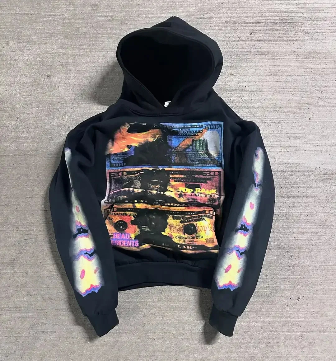 Harajuku Simple High-end Symmetrical Wrapping High-bright Lines Decoration Loose Sports Sweatshirt Mens Daily Autumn Top 250714