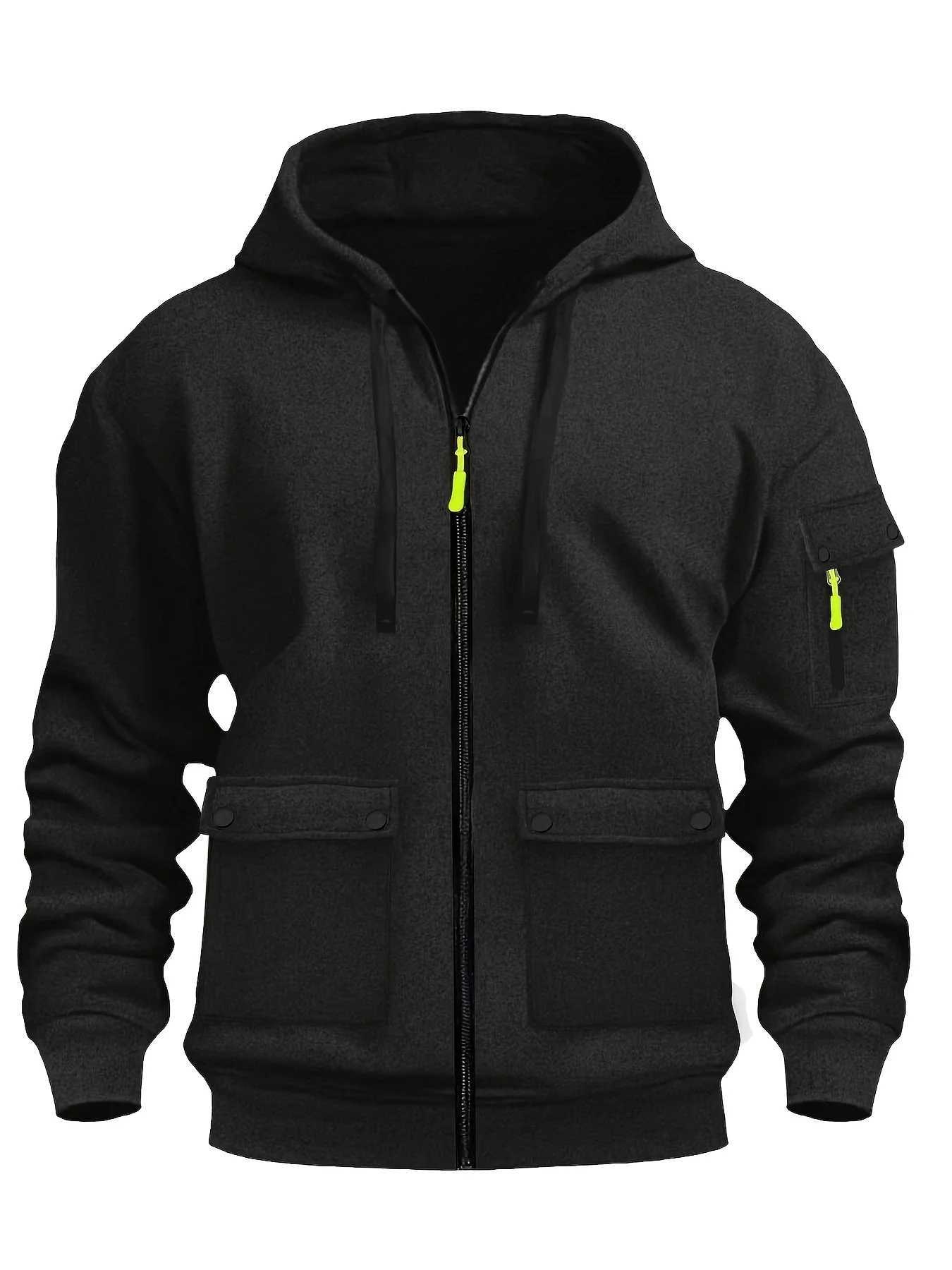 2025 Latest Cross-Border Mens Hoodies in Autumn and Winter Fashion Hoodies Leisure Sports Fashion Youth Pocket Decoration Joker XJ250714