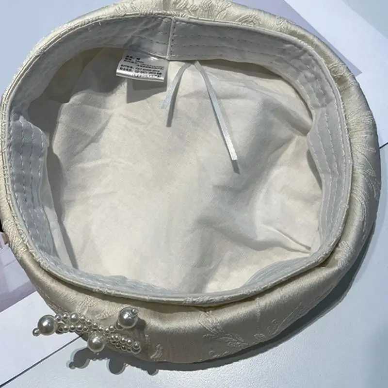 193F Soft and Comfortable Hat Princesses Hat Bows Pattern Hat Luxurious Women L250718