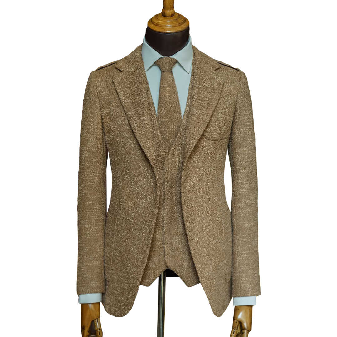 Fashion Men's Suits 3 Pcs Blazers Pants Vest Slim Fit Groom Tuxedos Male Wedding Clothing Customized