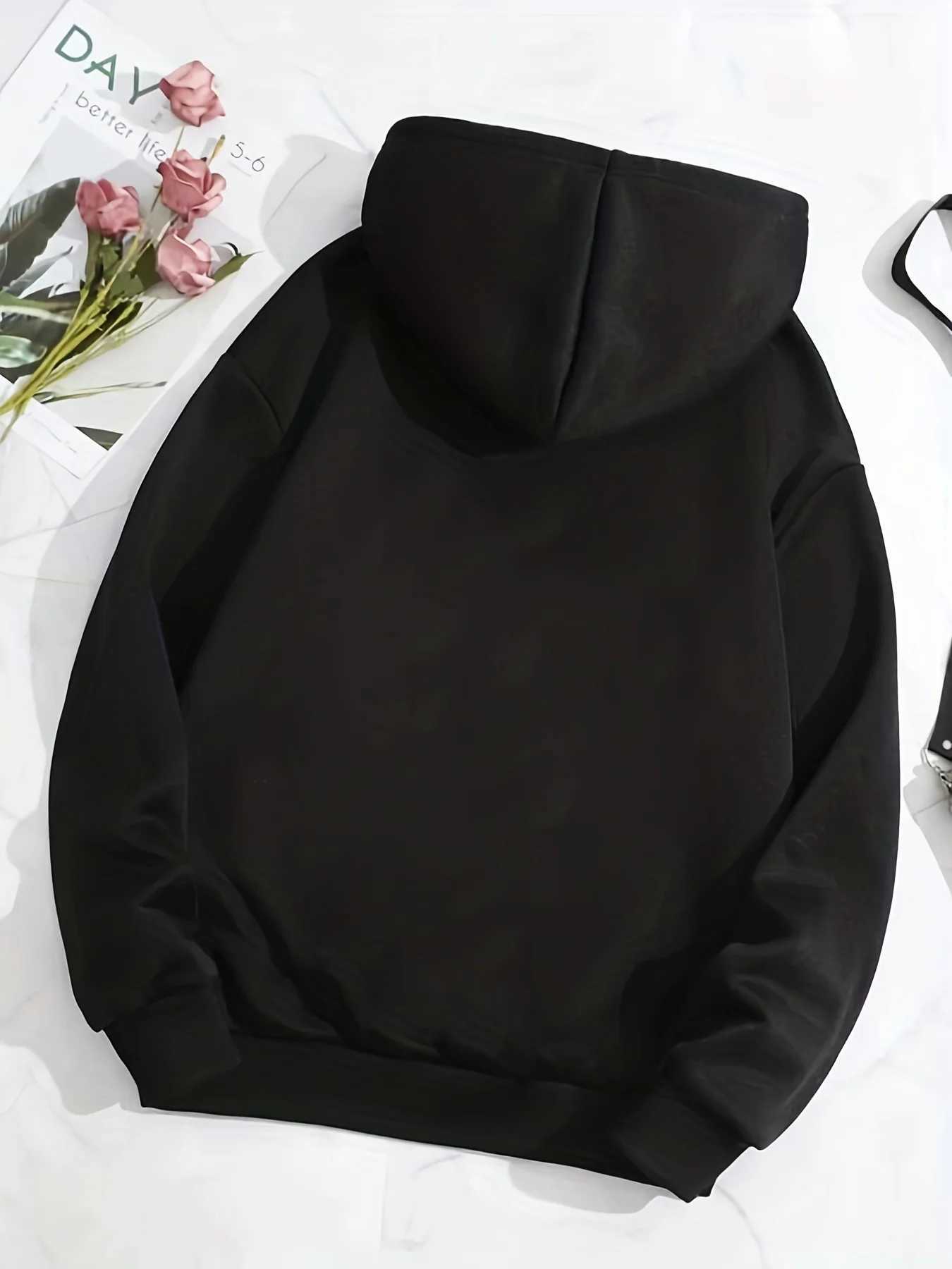 1m Not Short 1m Penguin Size Funny Printing Women Hooded Fashion Cute Hoodies Basic Casual Hoody Fce Warm O-Neck Clothes XJ250717