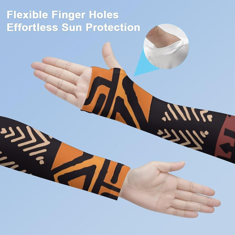 Arrow Black UV Protection Ice Silk Sunscreen Sleeve, Outdoor Summer Sports