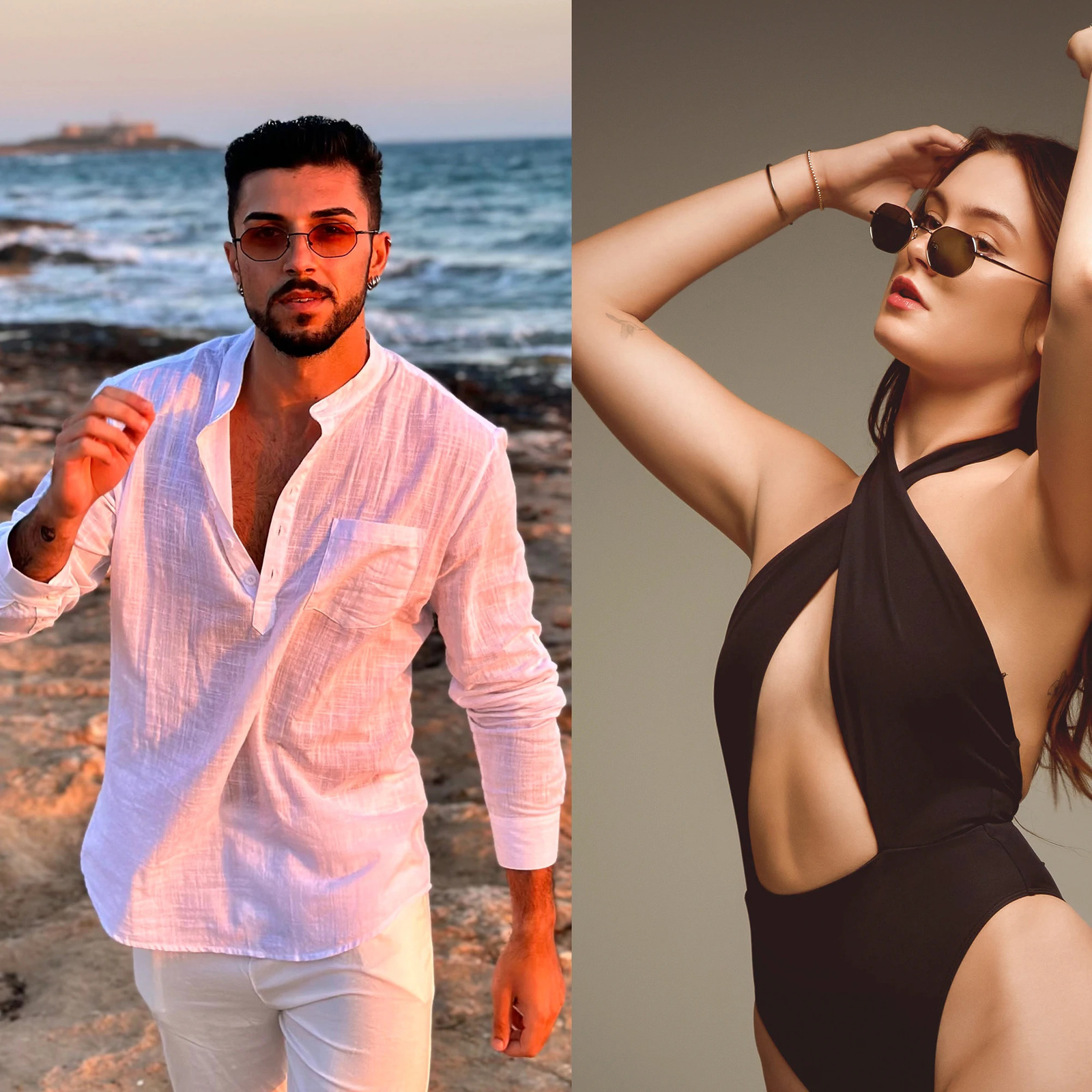 ZENOTTIC Retro Small Polygon Polarized Sunglasses Women Metal UV400 Sun Glasses Men Anti- UV400 Goggles Driving Eyewear 250712