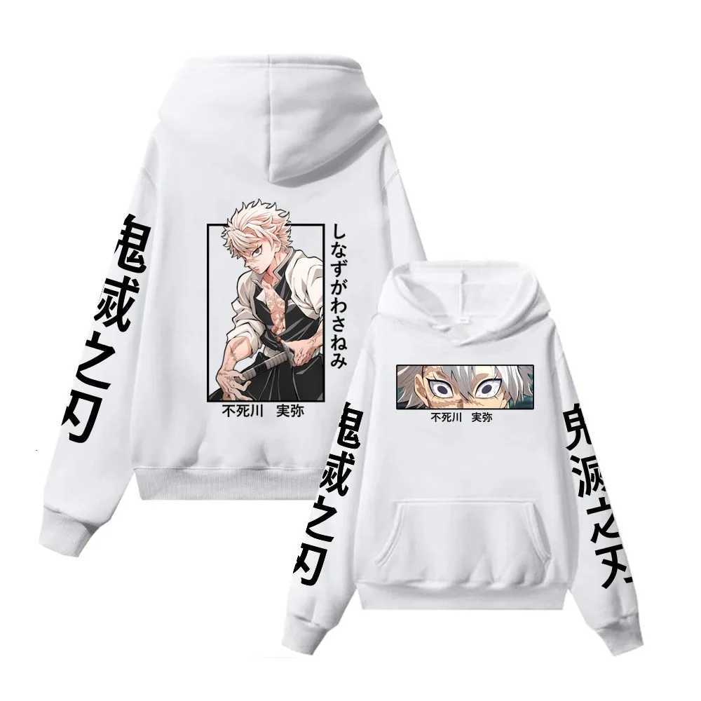 Sanemi Shinazuga Anime Hoodie Unisex Pullover Fce Comfortable Soft Hooded Sweatshirts Demon Slayer Manga Printed Streetwear XJ250717