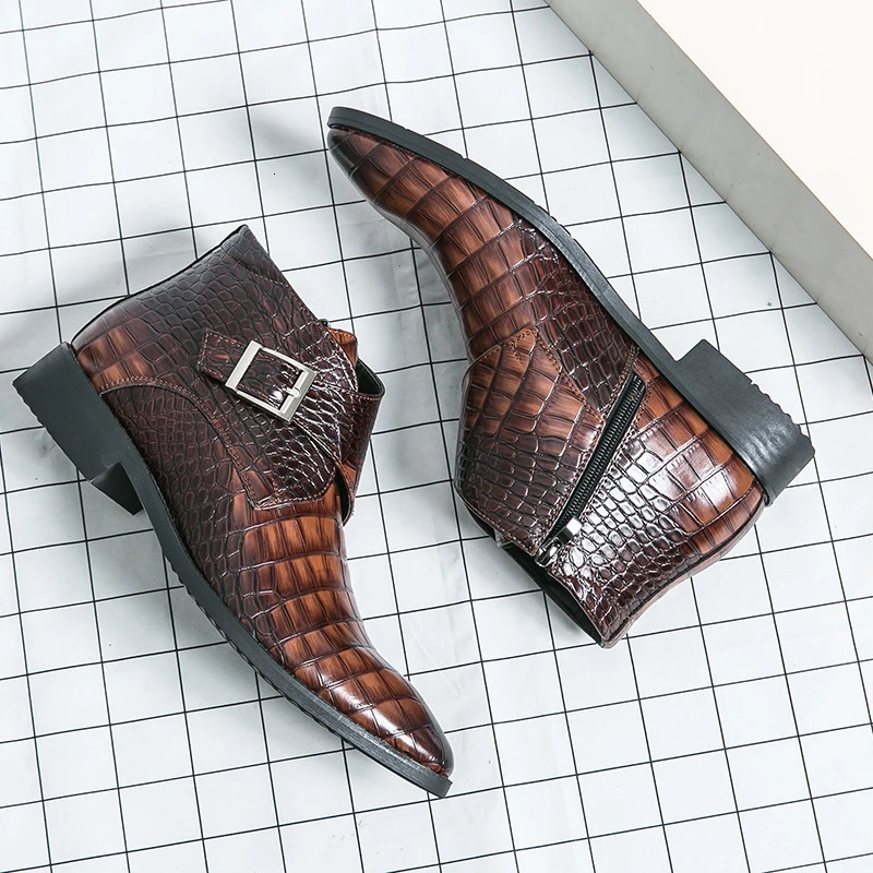 Cowboy Boots Men Genuine Leather Boots for Men Shoes Shoes High Quality Dress Booty Man Casual Sneakers Mens Shoe Ankle 250715