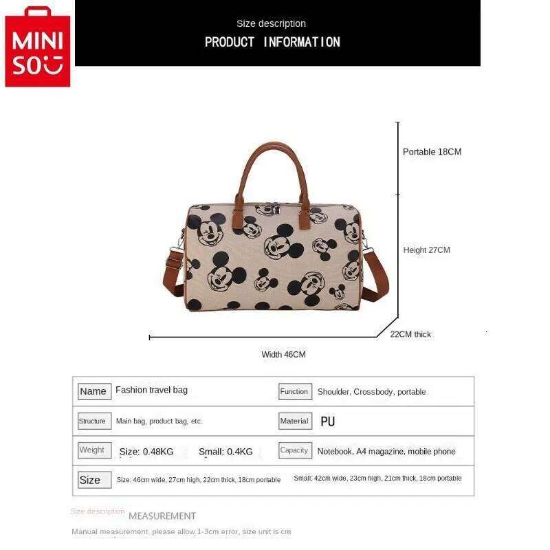 Designer Bag Large Capacity Lightweight Lage Handbag Women's High Quality Canvas Multi Functional Fiess Storage Bag