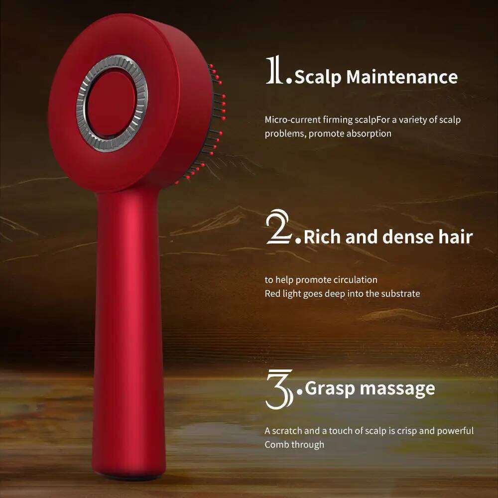 Portable Home Relaxation Multi-Functional Head Massager Vibration Hair Growth Anti Loss Massage Comb