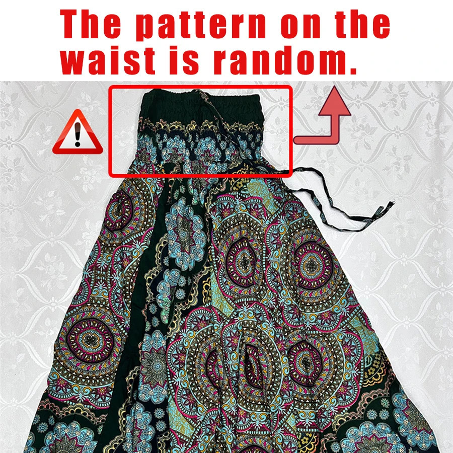 Bohemian Pant Rayon Pantalones Mujer Hippie High Waist Harem Baggy Boho Yoga Wear Pour Femme Calca Feminina Printed 250714