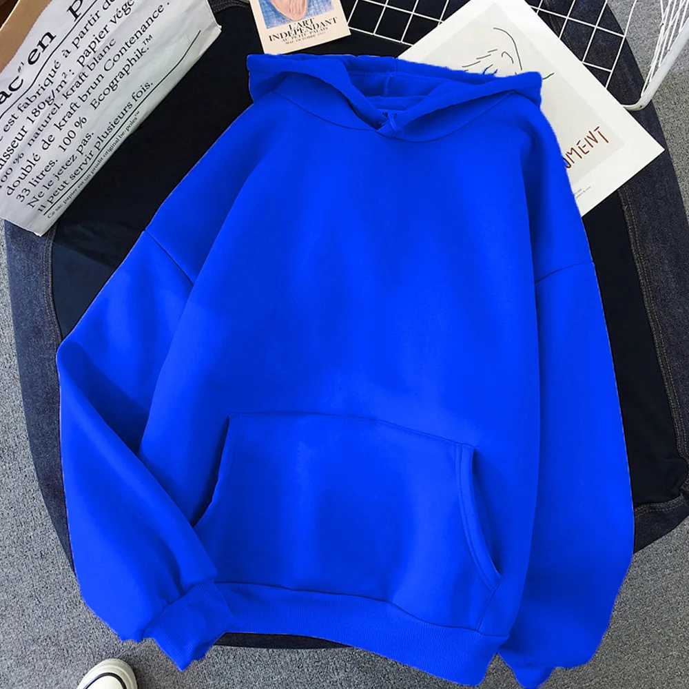 Blank Solid Color Hooded Sweatshirt Womens Independent Station Cross-border Top Sweatshirt Fce Material XJ250717