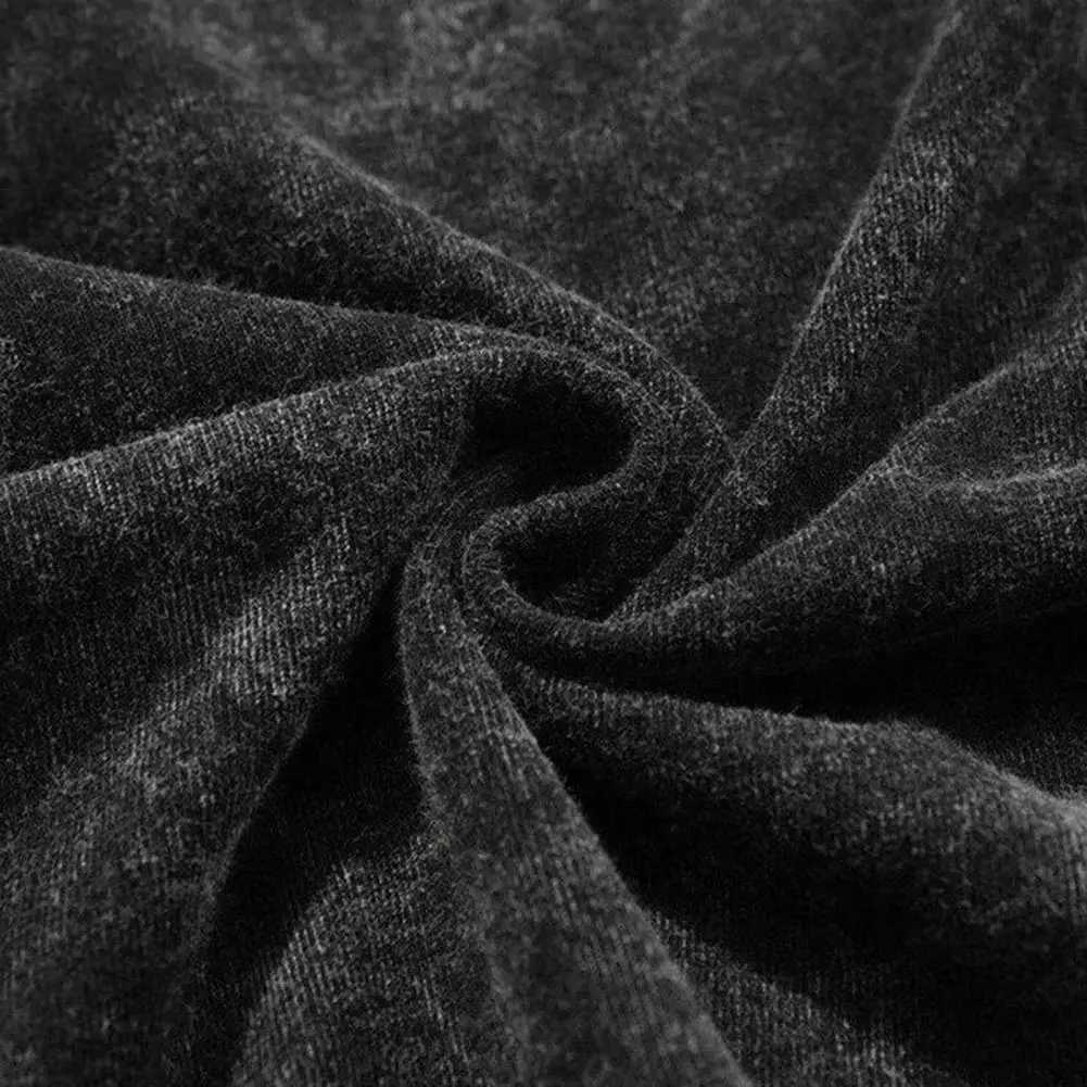 Fall Spring Unisex Hoodie Big Pocket Hooded Loose Distressed Washed Elastic Cuffs And Hem Sloping Shoulder Solid Color Loose Sportswear XJ250717