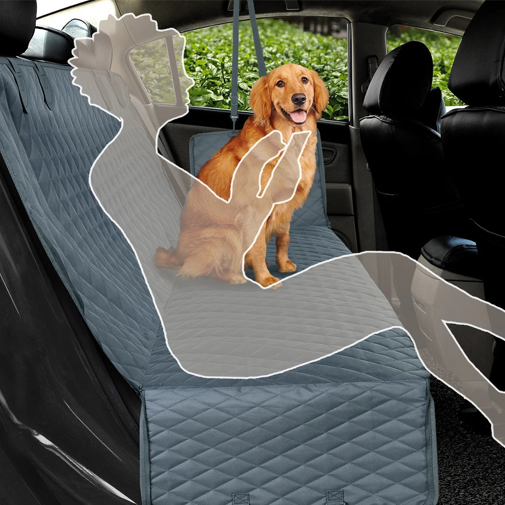 PETRAVEL Dog Car Seat Cover Waterproof Pet Travel Dog Carrier Hammock Car Rear Back Seat Protector Mat Safety Carrier For Dogs 250715