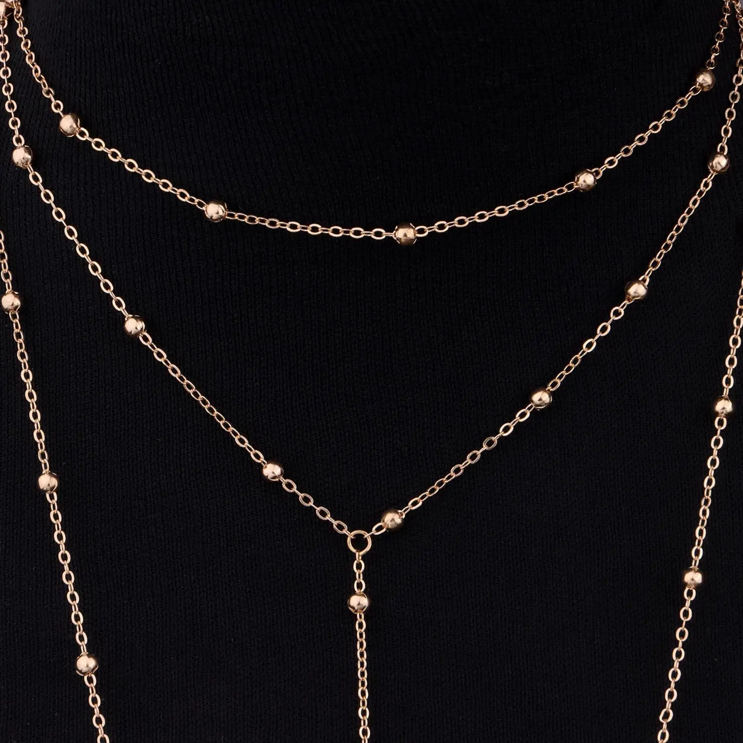 Sexy Fashion Swimsuit Bra Body Chain Ladies Body Bead Chain Accessories BD7016 250715