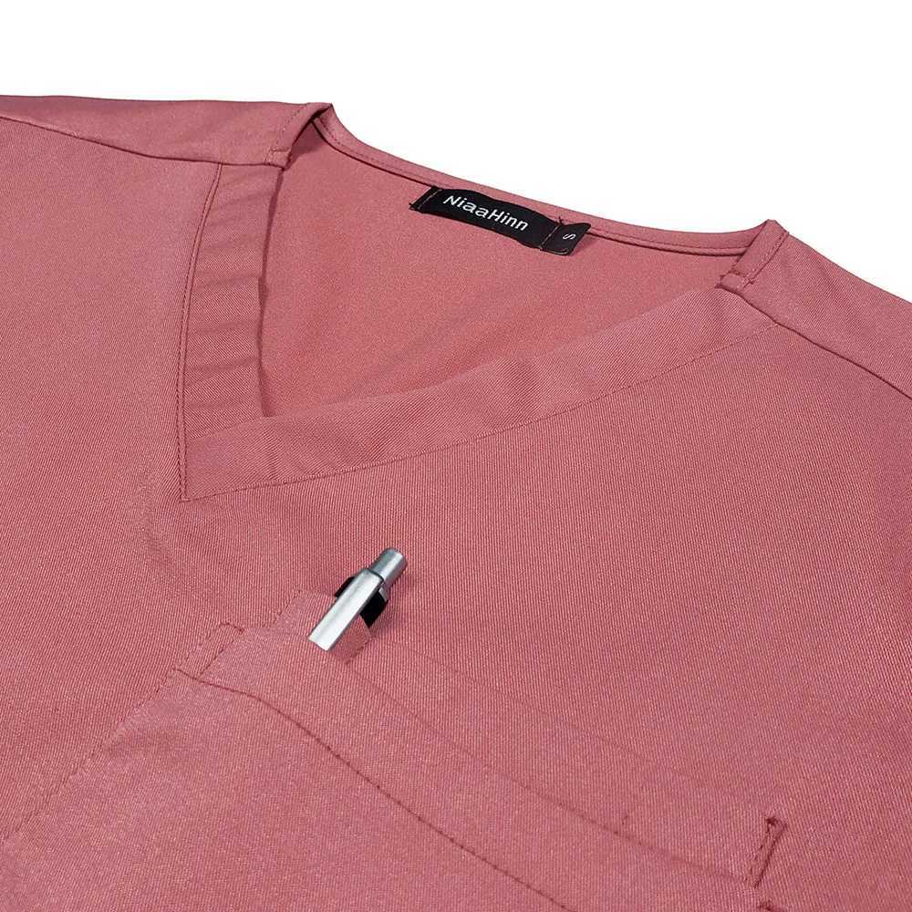 Mens Scrubs Medical Uniform Lab Set Male Wholesale Clinic Hospital Doctor Overalls V-neck Fashion Scrub Pharmacy Nurse Clothes Z250718