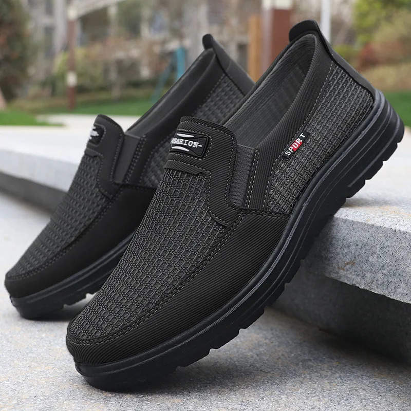 Mens Fashionable Solid Woven Knitted Running Shoes Lightweight Breathable and NonSlip Perfect Sports for Outdoor Ad 250717