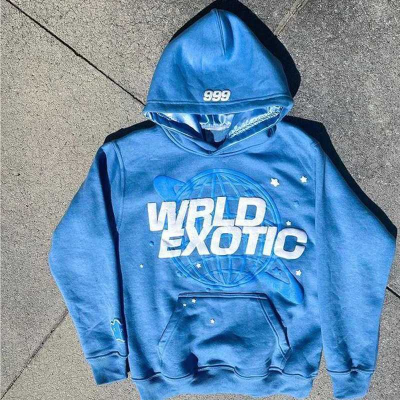 2K American Retro Harajuku Street Subculture Print Oversized Hooded Sweatshirt for Men and Women Streetwear Cardigan Sweatshirt XJ250717