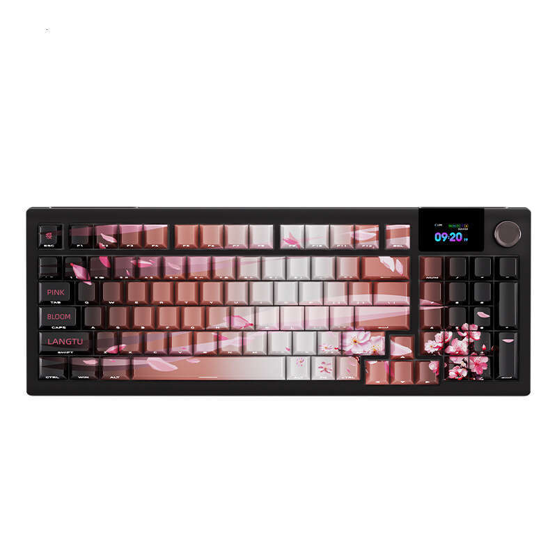 Designer Famous Brand Langtu LT High Value Gaming E Sports Mechanical Customizable Tri Mode Wireless Bluetooth Typing Office Keyboard