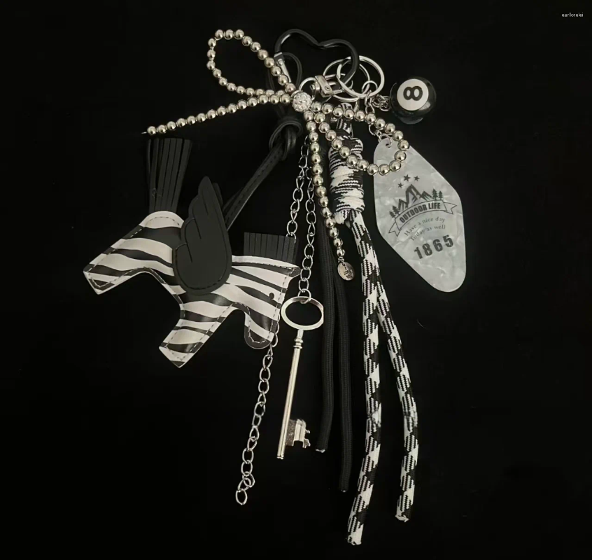 Keychains Cute Tennis Ball Shape Keychain Bag Rope Charm Sports For Backpack Tote Handbag Purse Y2K Aesthetic Charms Trendy Keycha