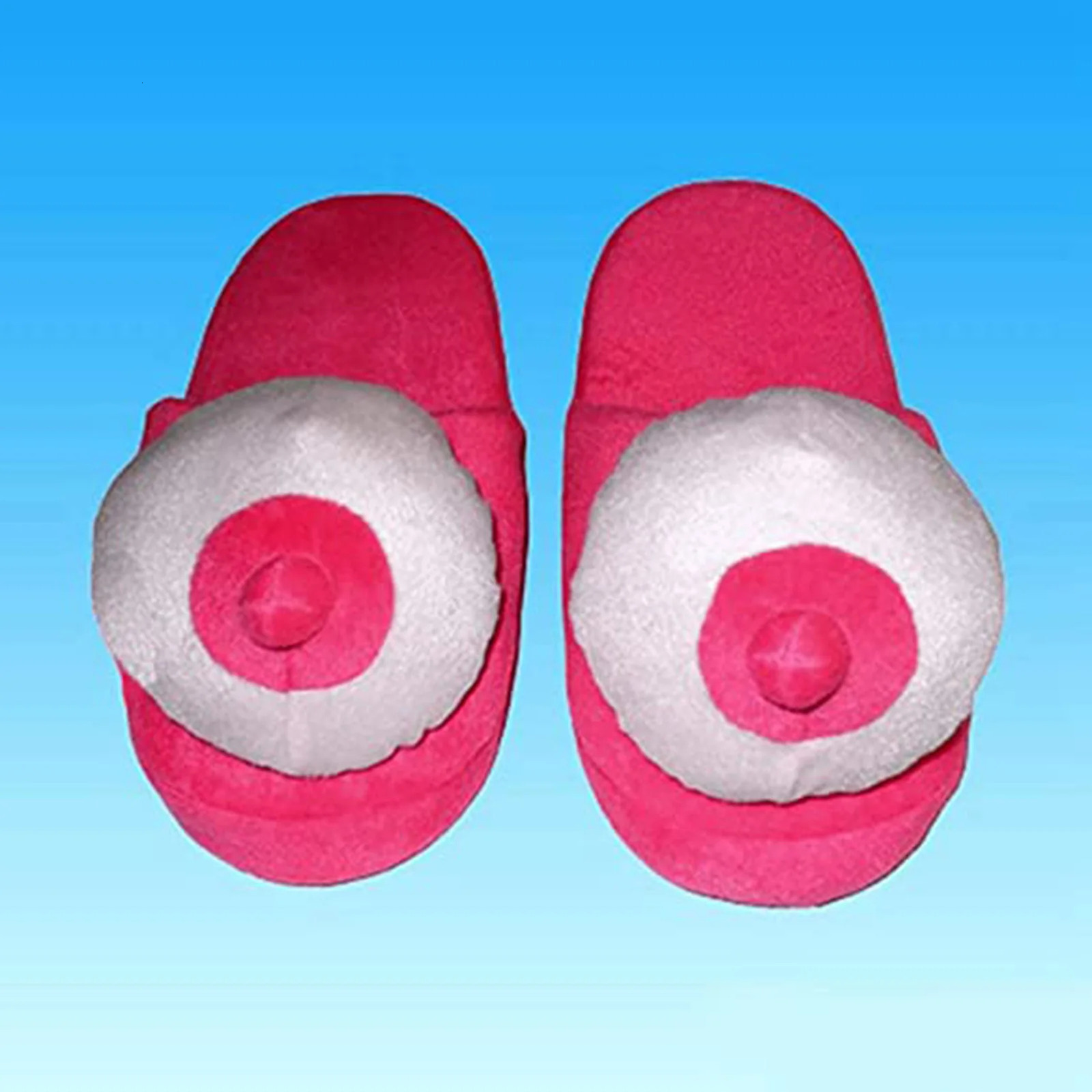 Creative Fun Breast Style Slippers Humorous and Unique Gift for Christmas Birthday Year H9 250717