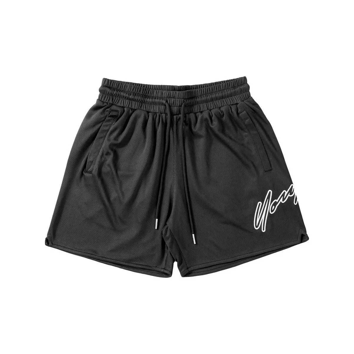 Summer Mens Shorts Breathable Absorb Sweat Quick-drying Gyms Loose Shorts Outdoor Sports Fashion Leisure Beach Mesh Shorts W250718