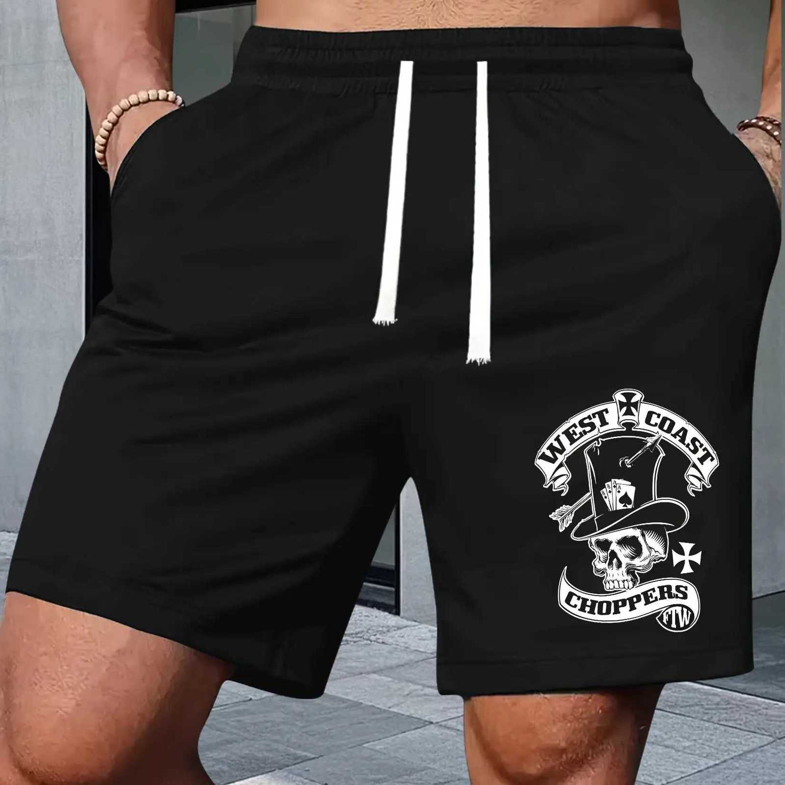 Summer New Mens Shorts High-quality Trendy Brand Five-point Pants Printed Sweatpants Comfortable Casual Versatile Loose Shorts W250718