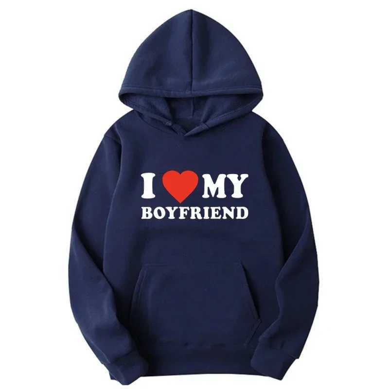 1 Love My Boyfriend Girlfriend Printed Hoodie Couple Fashion Sports Shirt Harajuku Casual Top Sport Jogging Fce Sweatshirt XJ250717