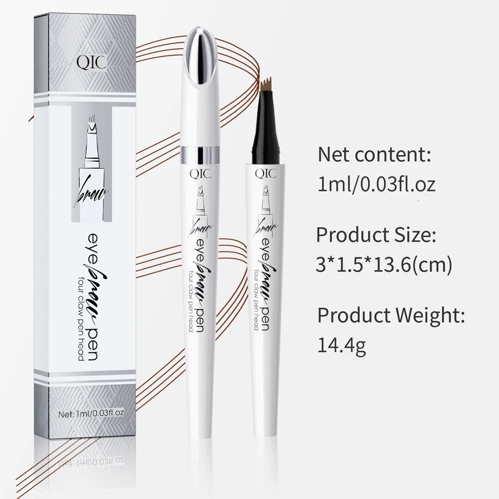 4-Point Eyebrow Pencil Maquillajes Para Mujer Waterproof Liquid Eyebrow Pen Makeup Long Lasting Makeup Micro-blade Brow Pencil 250712