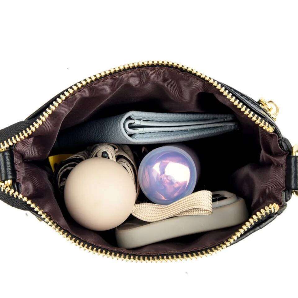 Three Zippers Design Crossbody for Soft Leather Handbags High Quality Shoulder Bag Bolsa Women Messenger Bags Sac