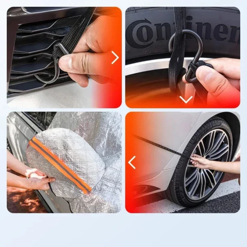 Car snow shield Sunshade sunblock front gear snow shield thickened and lengthened in winter frost protection front windshield 250715