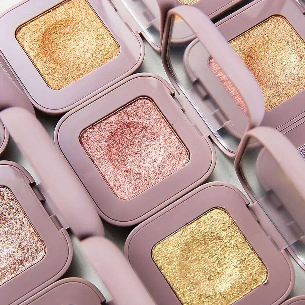 Novo Strong Stickiness Eye Ehadow High Gloss Polarized Glitter Hottest Single Eyeshadow Palette Carry Easily Cosmetics Makeup X250718