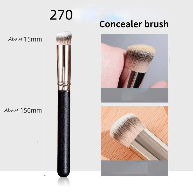 1 Pc Professional Makeup Brushes Set HighEnd Foundation Concealer Contour Blending Beauty Cosmetic Brush Frosted Wooden Handle 250716