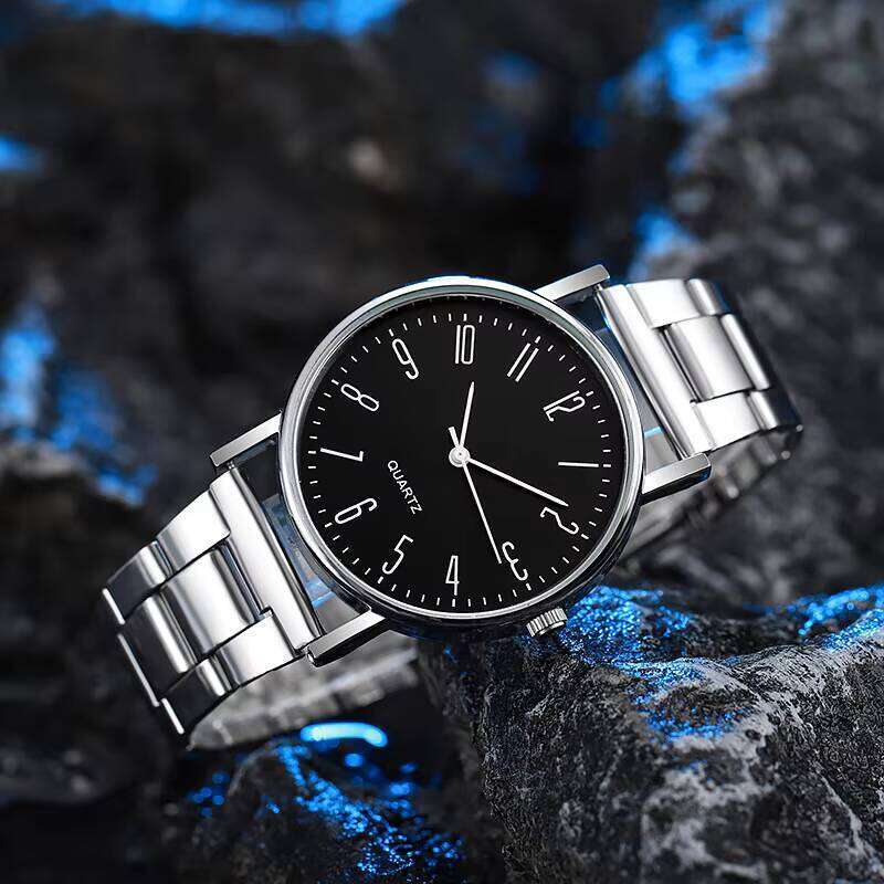 Men's Quartz Watch - 38mm Stainless Steel Casual Watch with Waterproof Dress Watch | Digital/Analog Display(6 Styles)