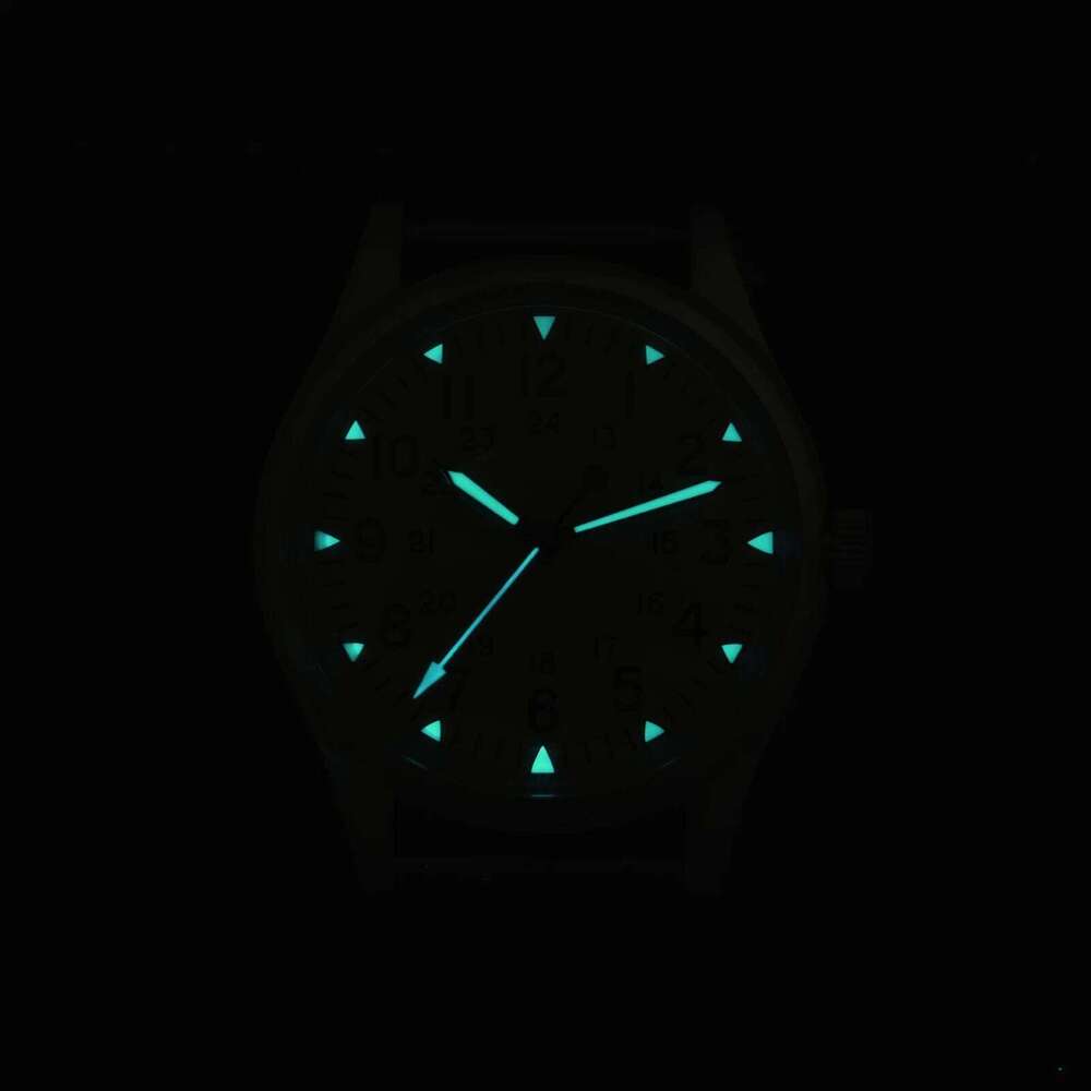 Militado ML07 Vintage Quartz Watch VH31 Movement Wristwatches Bubble Crystal With High Clear AR Coating Luminous 36mm Watches free shipping