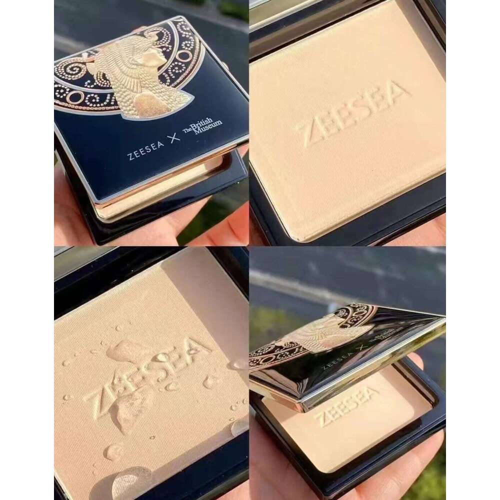 ZEESEA Pressed xThe British sem Eygpt Collection 3 Colors Makeup Face Powder Oil Control Longlasting Contour Concealer X250717