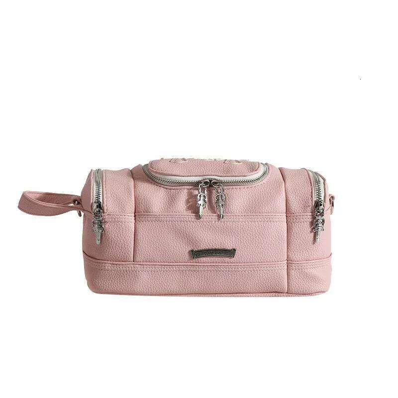 New Large Capacity Portable Travel Toiletry Makeup Bag Women's Ins Storage Handbag Cosmetic Pouch