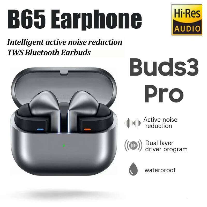 Buds 3 Pro True Wireless Bluetooth Earphone Hifi Sound Lowlatency Noise Reduction Headphone B65 Earbuds For IOS PC Android
